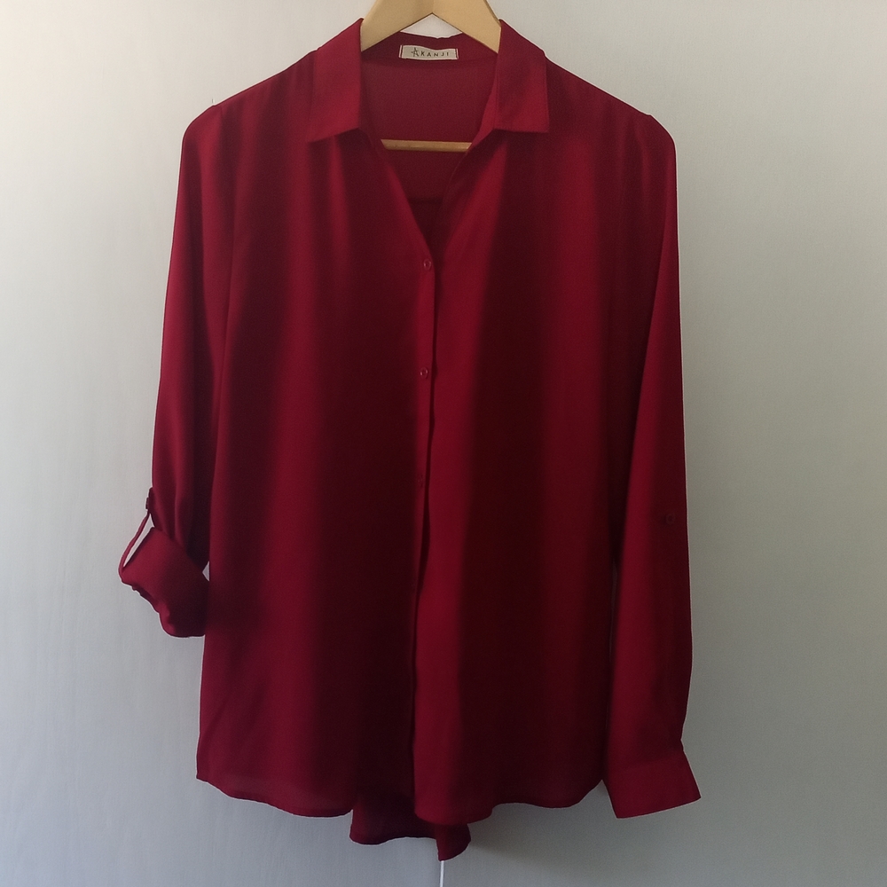 Red Long Sleeve Shirt